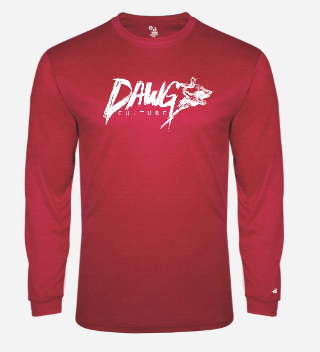 Women's L/S Tri-Blend V-Neck Performance Tee (V-Neck NOT Pictured)